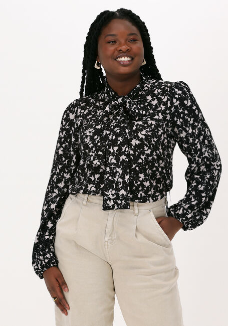 Zwarte OBJECT Blouses KATELYN L/S TOP - large