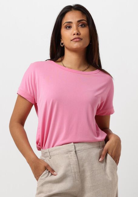 Roze MSCH COPENHAGEN T-shirt MSCHFENYA MODAL TEE - large