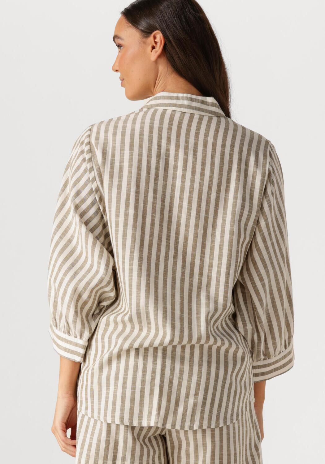 KNIT-TED Dames Blouses Becca Khaki