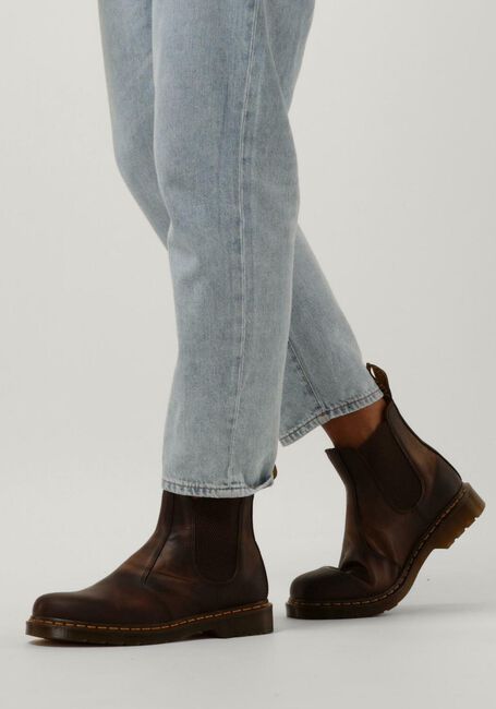 bruine dr martens chelsea boots 2976 ys m