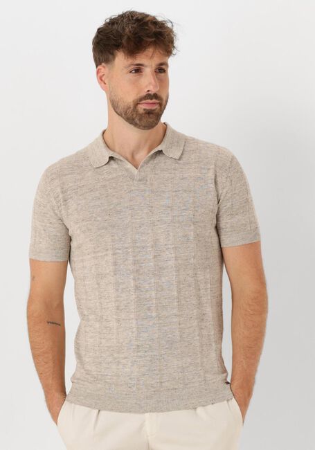 Beige GENTILUOMO Polo POLO NO BUTTON SS K2020-275 - large