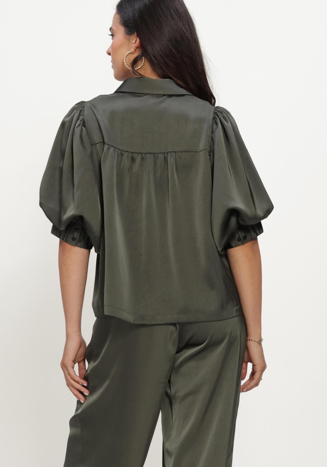 NOTRE-V Dames Blouses Nv-inka Donkergroen