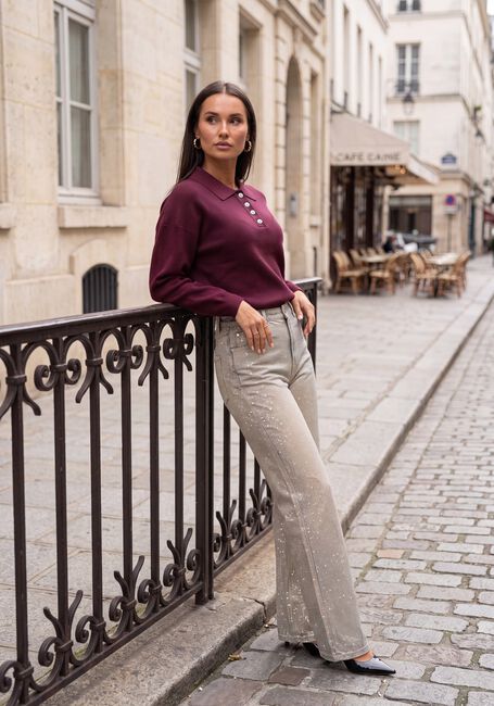 Bordeaux HARPER & YVE Top BOBBY-LS - large
