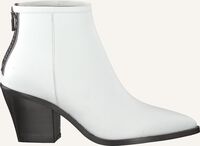 Witte NUBIKK Enkellaarsjes ROMEE GPS - medium