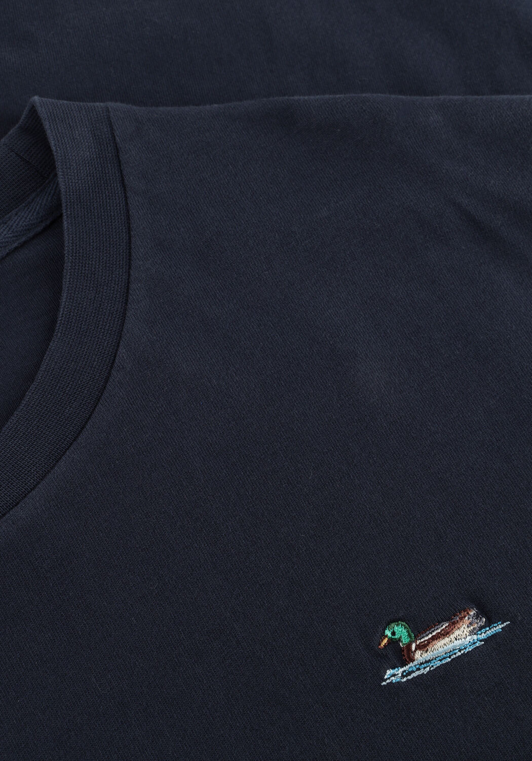 Donkerblauwe FOR&Eacute;T T-shirt DUCK T-SHIRT - large