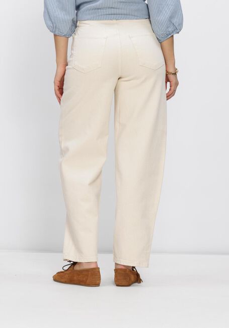 Ecru SELECTED WOMEN Wide jeans SLFBARREL EBBA HW JEANS - large