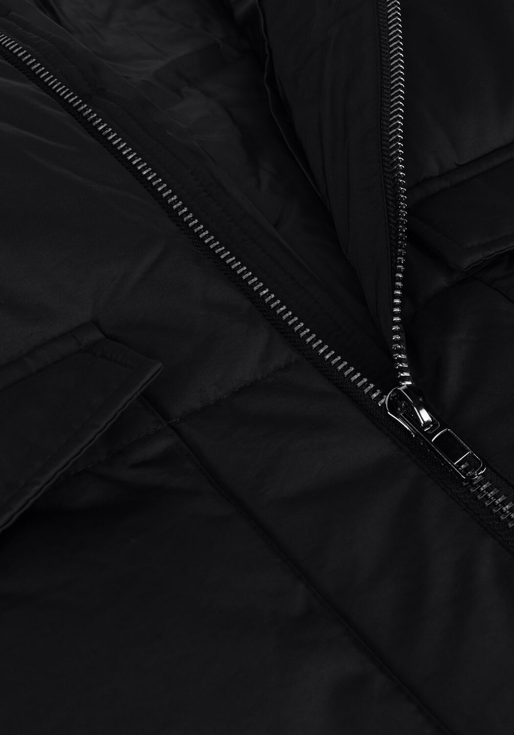 Zwarte OBJECT Gewatteerde jas OBJZHANNA L/S LONG JACKET NOOS - large