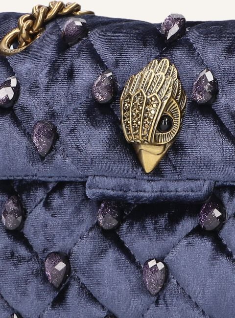 Blauwe KURT GEIGER LONDON Schoudertas MINI KENSINGTON CRYTALS Blauwe KURT GEIGER LONDON Schoudertas MINI KENSINGTON CRYTALS - large