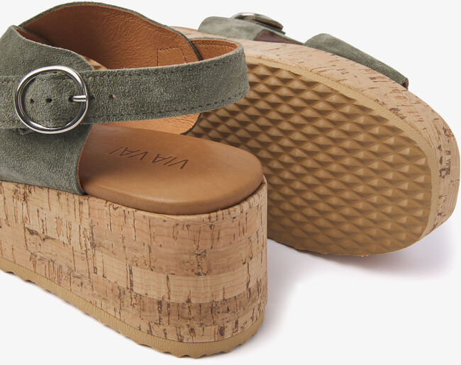 Groene VIA VAI Sandalen met hak SISSEL RAISE - large