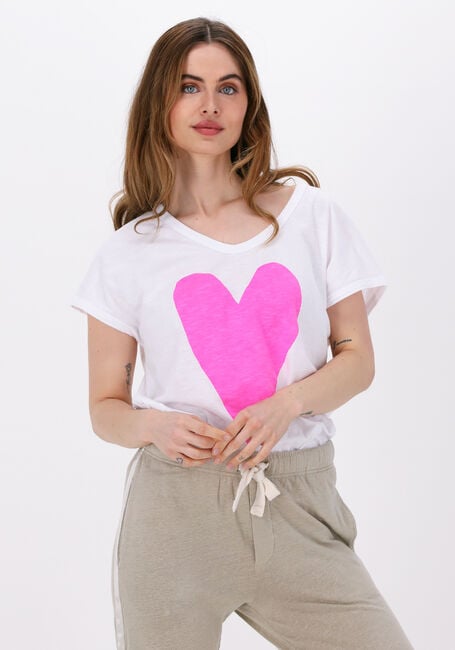 Witte 10DAYS T-shirt TEE HEART - large