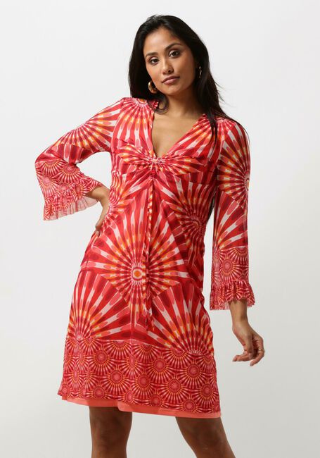 Rode ANA ALCAZAR Mini jurk DRESS SLEEVES 040531-3500 - large