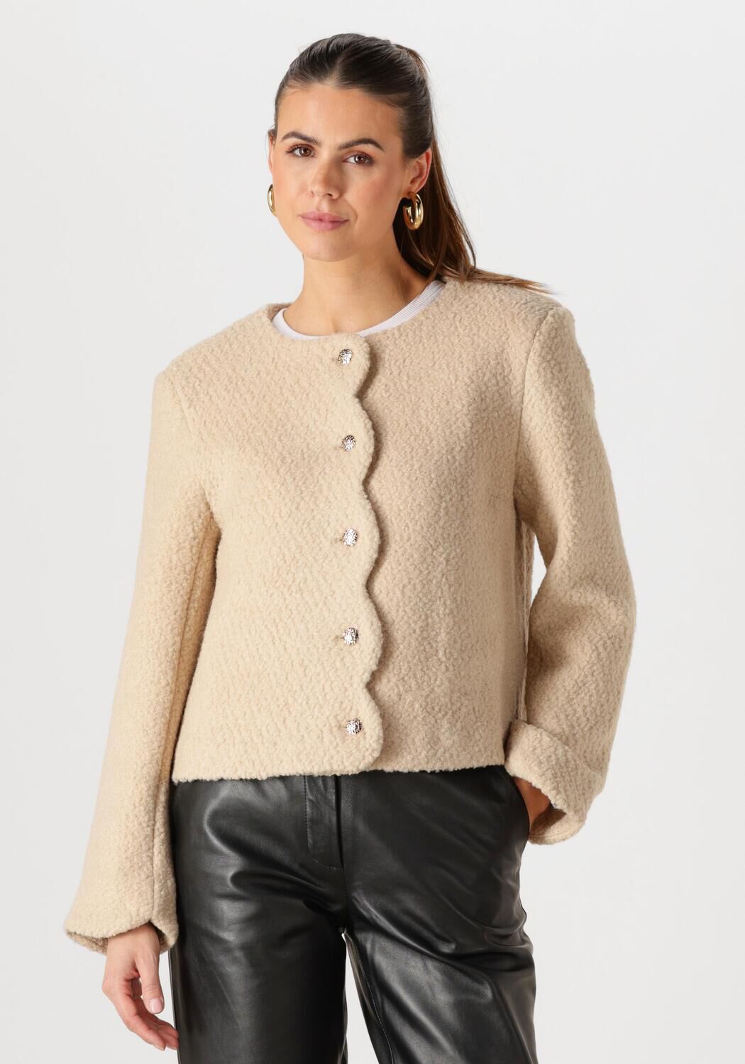 Y.A.S. Dames Truien & Vesten Yasserana Ls Jacket Zand