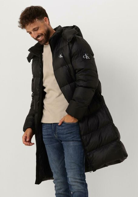Zwarte CALVIN KLEIN Gewatteerde jas ESSENTIALS DOWN LONG PARKA - large
