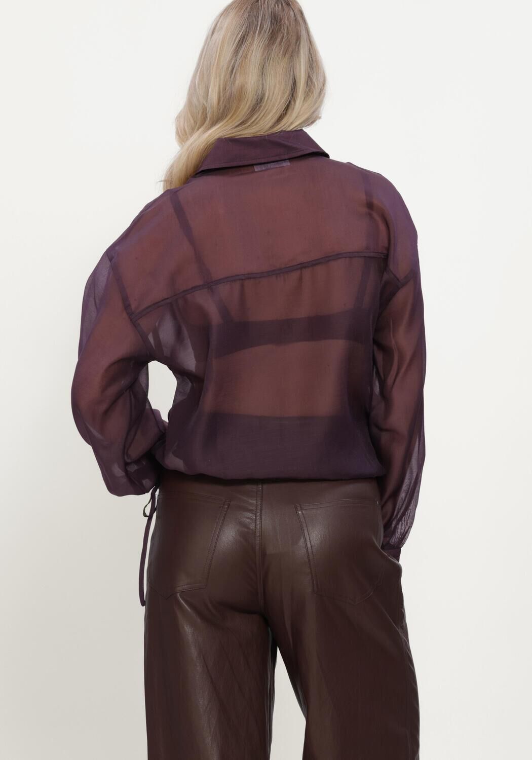 Plum EDITED Blouses OTTILIA BLOUSE - large