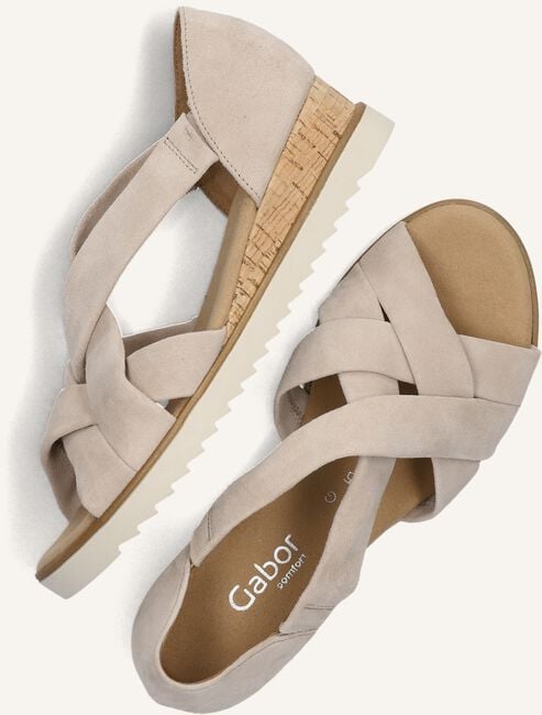 Beige GABOR Sandalen met hak 782 Beige GABOR Sandalen met hak 782 - large