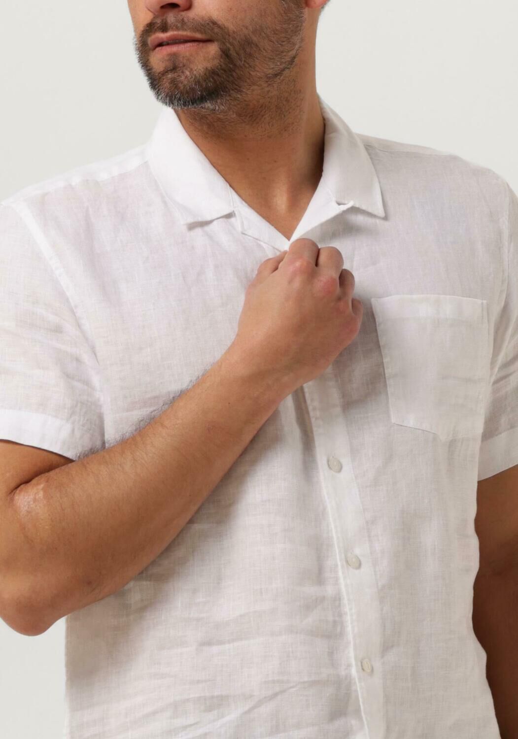 DSTREZZED Heren Overhemden Ds_colter Resort Shirt Ecru