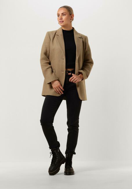 Zwarte SCOTCH & SODA Top MOCK NECK RIBBED SLIM-FIT TOP - large