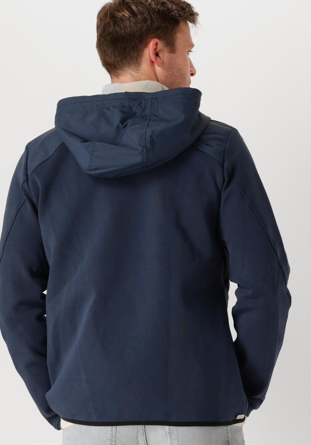 CAST IRON Heren Jassen Zip Jacket Interlock Nylon Blauw
