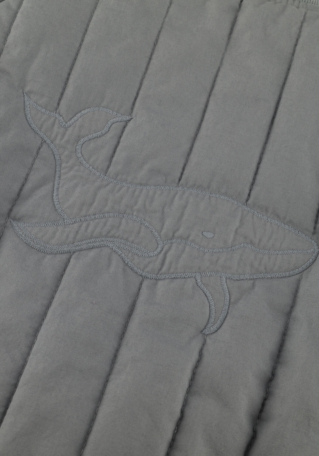 Grijze LIL' ATELIER Gewatteerde jas NMMLIO BOMBER JACKET LIL - large