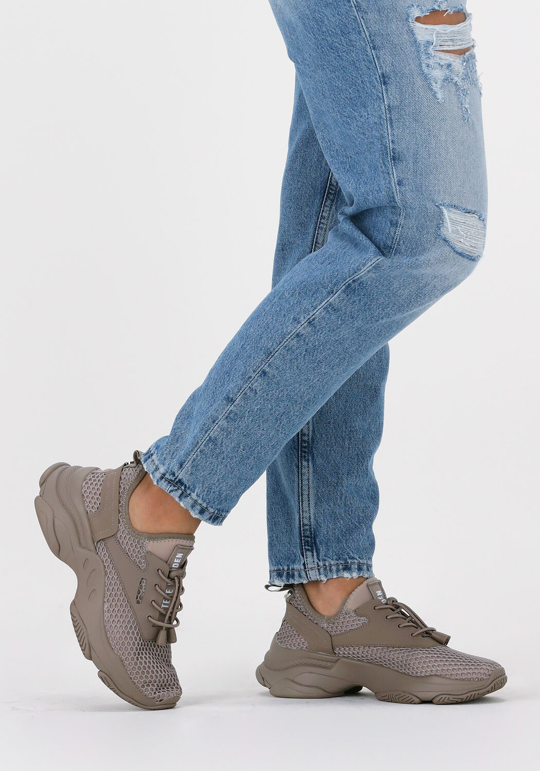 Taupe STEVE MADDEN Lage sneakers MASTERY - large