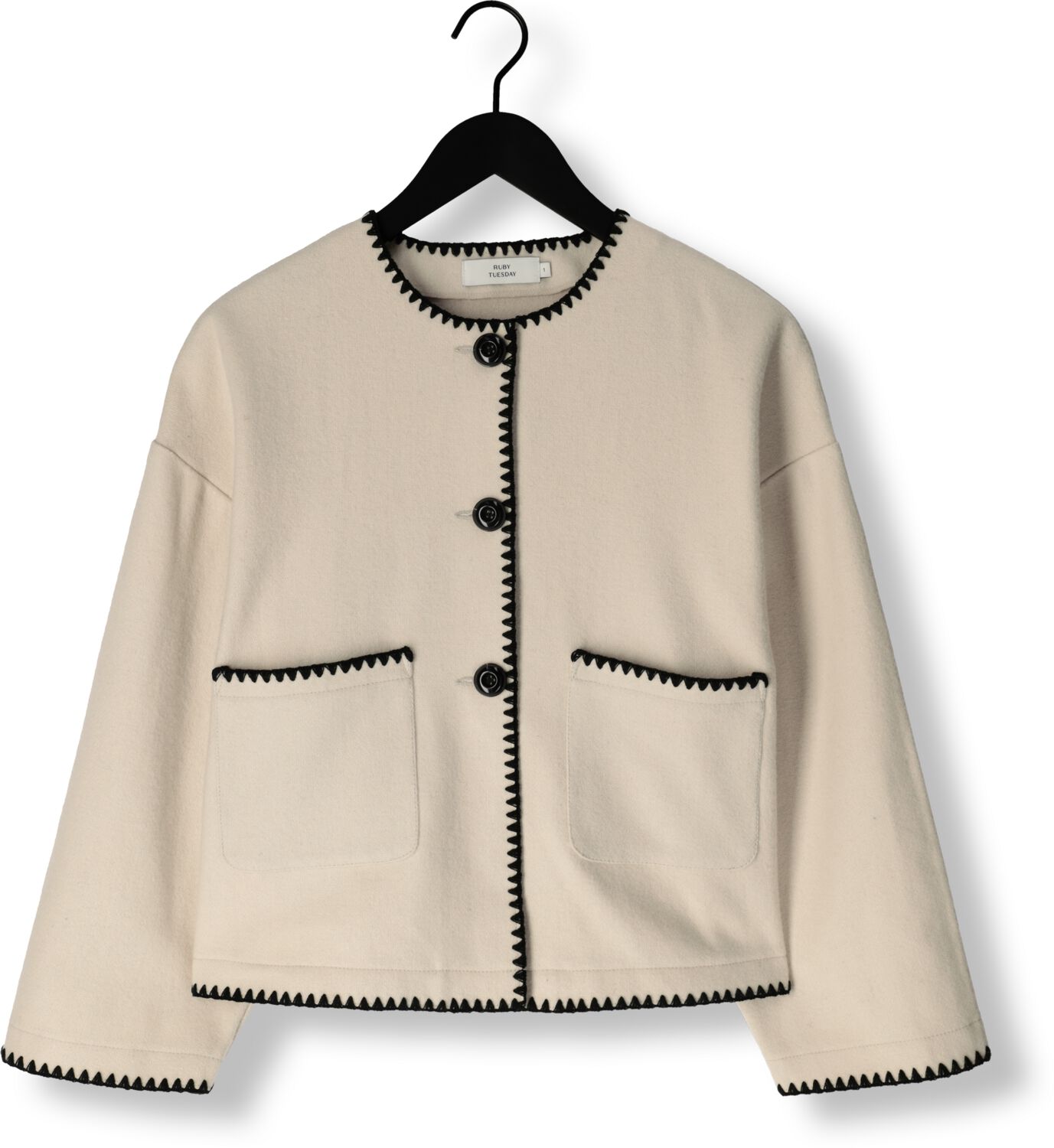 RUBY TUESDAY Dames Jassen Isac Jacket With Hand Embroidery Ecru