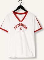 Witte CO'COUTURE T-shirt SIARACC OVERSIZE SPORTY V-TEE Witte CO'COUTURE T-shirt SIARACC OVERSIZE SPORTY V-TEE - medium