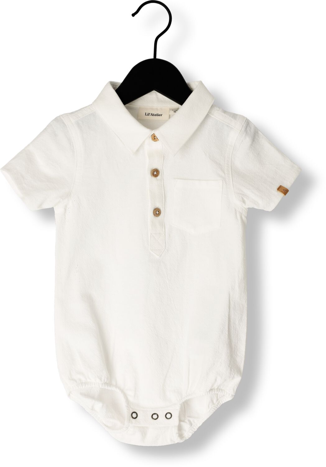 LIL' ATELIER Jongens Polo's & T-shirts Nbmhadam Ss Shirt Body Wit