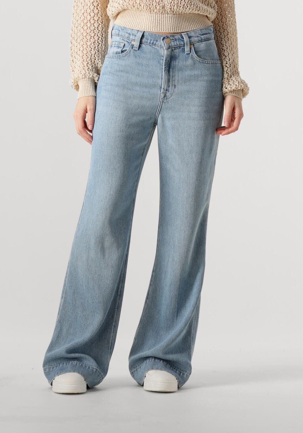 7 FOR ALL MANKIND Dames Jeans Lotta Lichtblauw