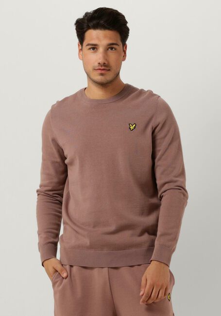 Roze LYLE & SCOTT T-shirt COTTON CREW NECK JUMPER - large