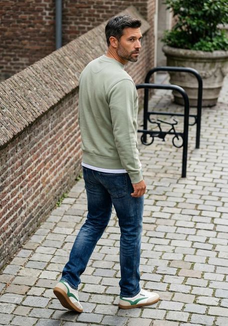 Olijf BOSS ORANGE Sweater WESMALLCREW 10244192 01 - large
