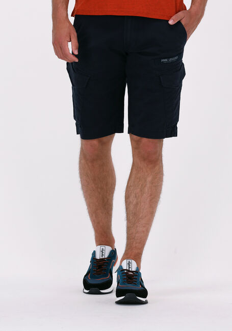 Donkerblauwe PME LEGEND Korte broek NORDROP CARGO SHORTS STRETCH TWILL - large