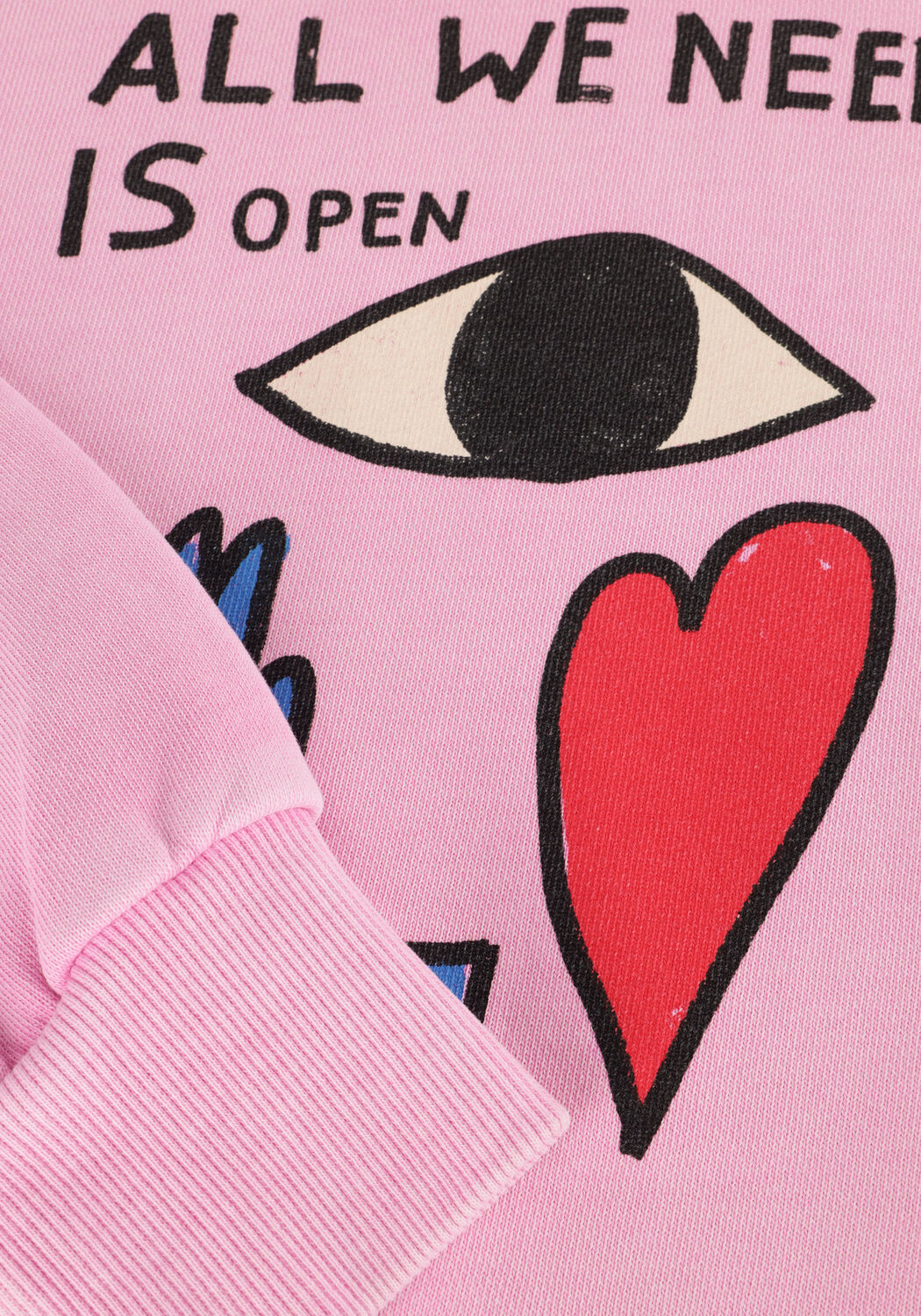 Roze Jelly Mallow Sweater OBJET PIGMENT SWEATSHIRT - large