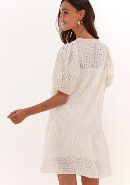 Creme LEVETE ROOM Mini jurk SERINA 1 DRESS - large
