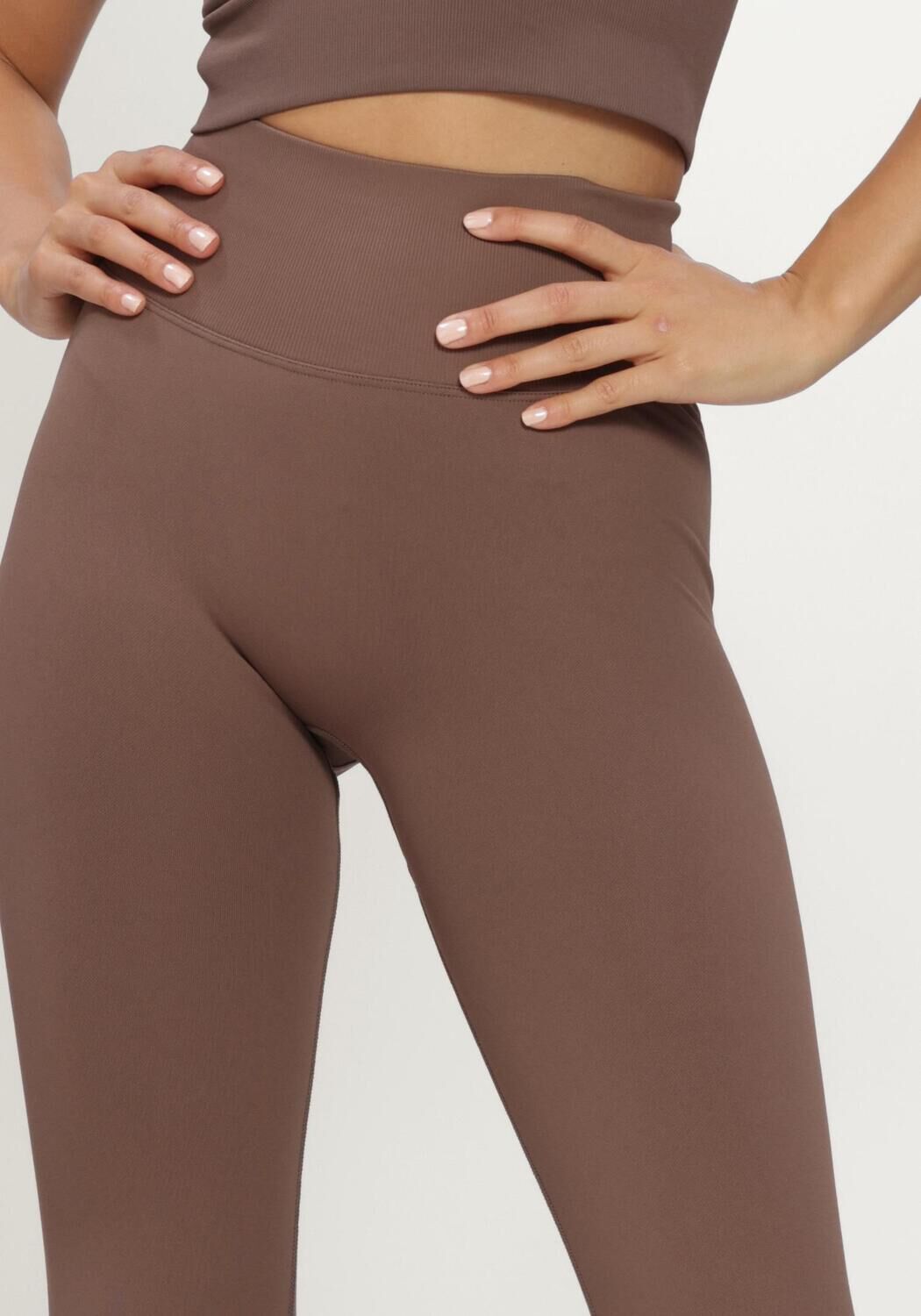 Bruine AIM'N Sportleggings SHAPE SEAMLESS TIGHTS - large