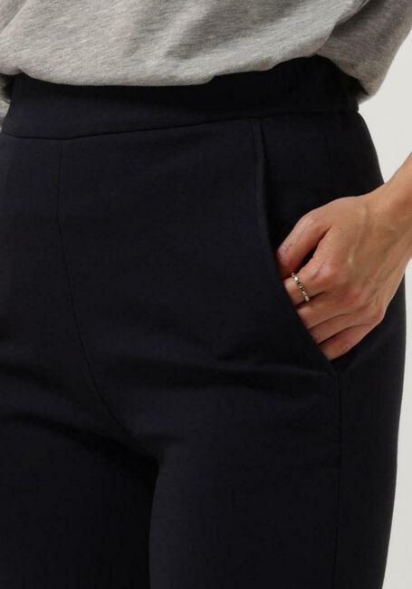 Donkerblauwe BY-BAR Flared broek LOWIE PANT - large