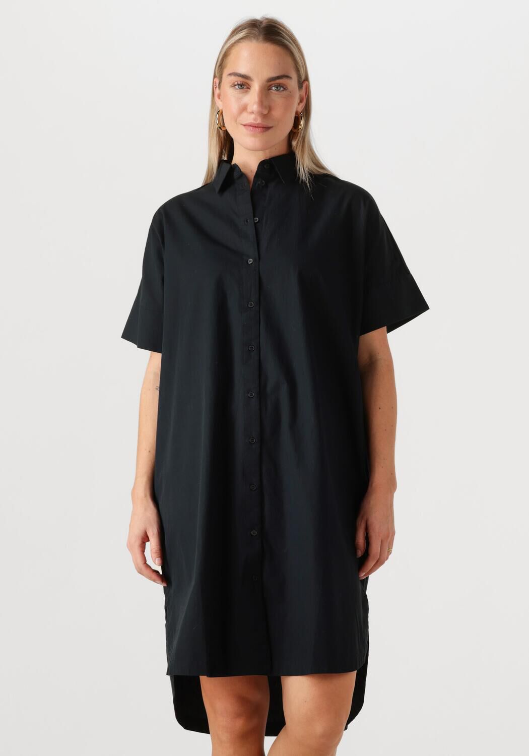SELECTED FEMME Dames Jurken Slfblair 2 4 Short Shirt Dress Zwart