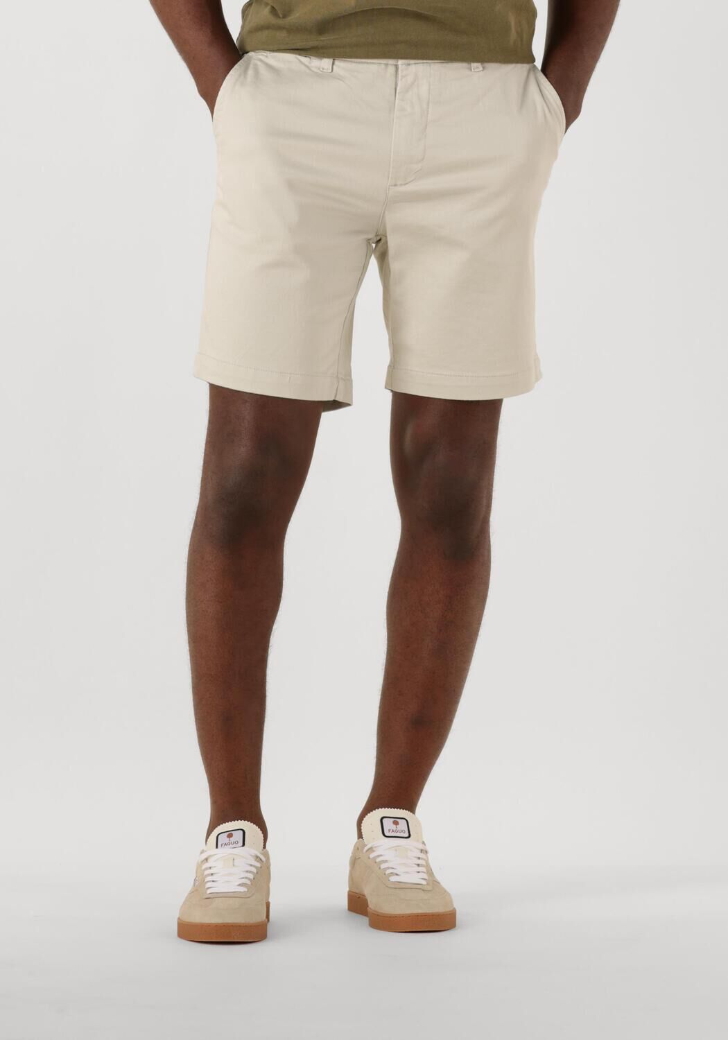 DSTREZZED Heren Broeken Lancaster Shorts Beige