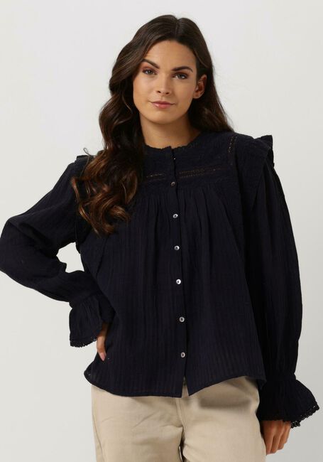 Donkerblauwe ANTIK BATIK Blouses BERNARDO BLOUSE - large