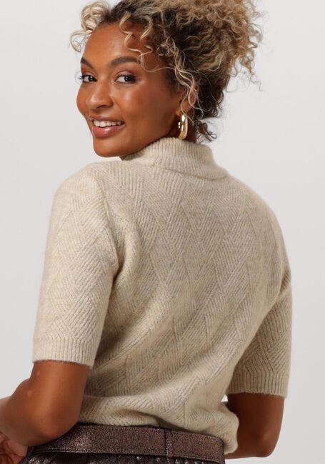 Zand EST'SEVEN Trui NICOLE SQUARE TOP - large