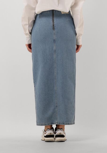 Blauwe ALIX THE LABEL Maxirok LADIES WOVEN THE LABEL MAXI DENIM SKIRT - large