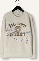 Beige SCOTCH & SODA Trui LOGO CARRIER CREW - medium