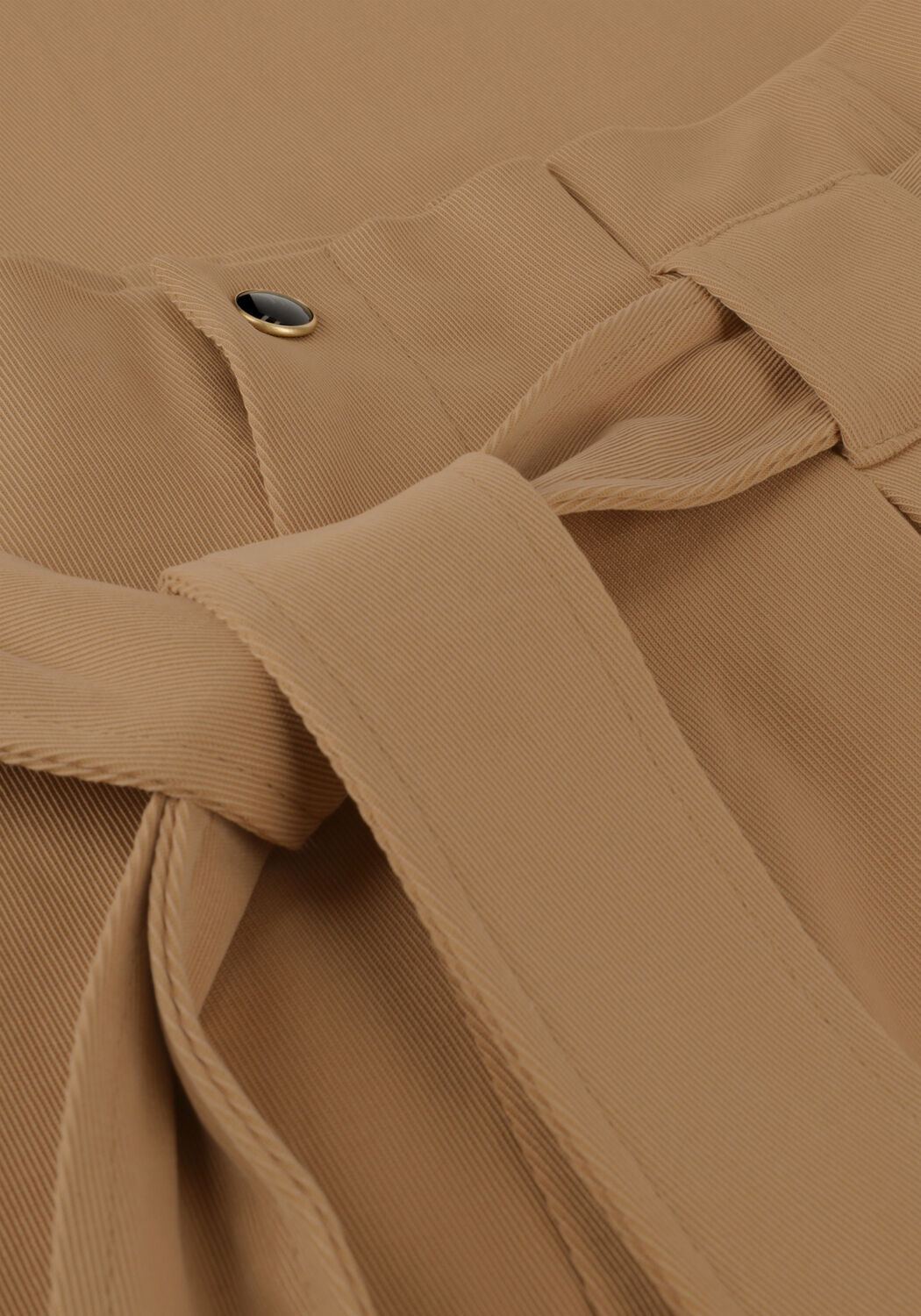 Bruine SCOTCH & SODA Pantalon DAISY - HIGH RISE STRAIGHT LEG PAPERBAG TROUSERS - large