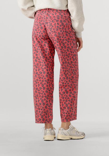 Rode BY-BAR Mom jeans LEW RED CHEETAH PANTS - large