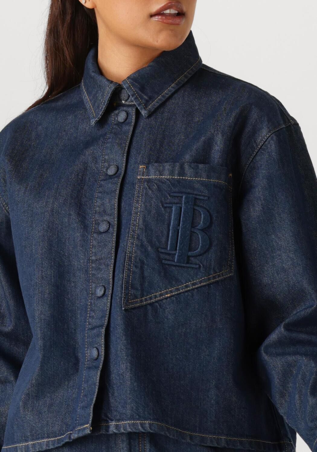 IBANA Dames Blouses Brisa Blouse Donkerblauw