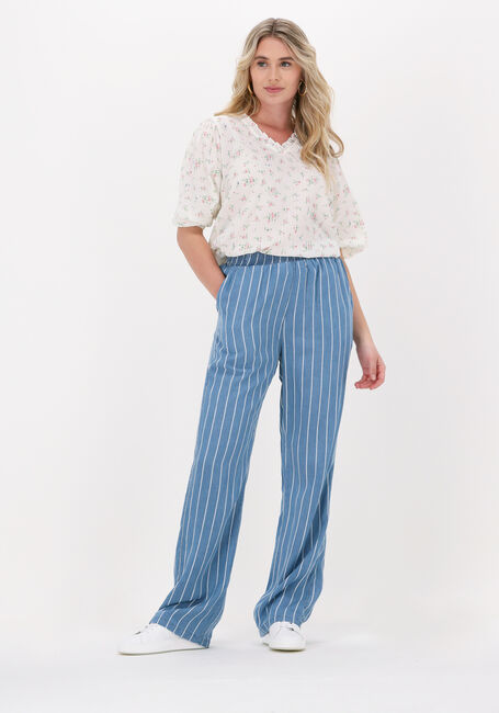 Blauwe LOLLYS LAUNDRY Wijde broek TED - large