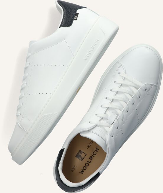 Witte WOOLRICH Lage sneakers SNEAKER SUOLA SCATOLA MAN CALF Witte WOOLRICH Lage sneakers SNEAKER SUOLA SCATOLA MAN CALF - large