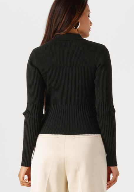 Zwarte SECOND FEMALE Trui JET KNIT CARDIGAN - large