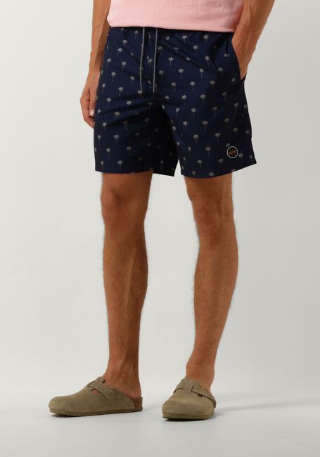 Donkerblauwe SHIWI Zwembroeken MEN SWIMSHORT PALM - large