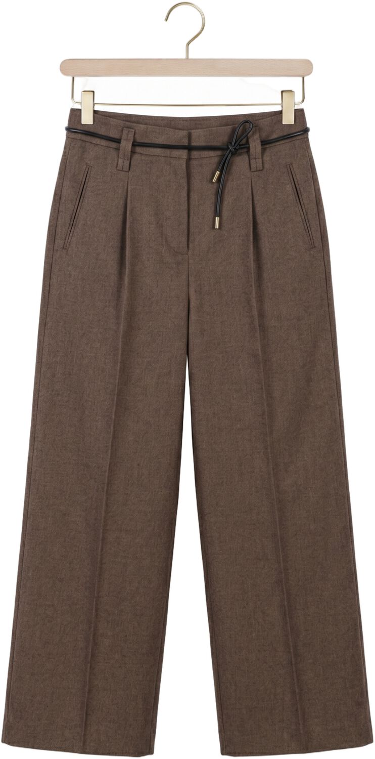 AAIKO Dames Broeken Hailey Tweed Vis 518 Bruin