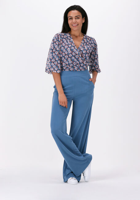 Blauwe JANSEN AMSTERDAM Top NAOMI - large